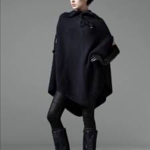 G-STAR RAW Mono Poncho KNIT S/LESS Womens X SMALL Loose Jacket, Navy - Picture 12 of 12